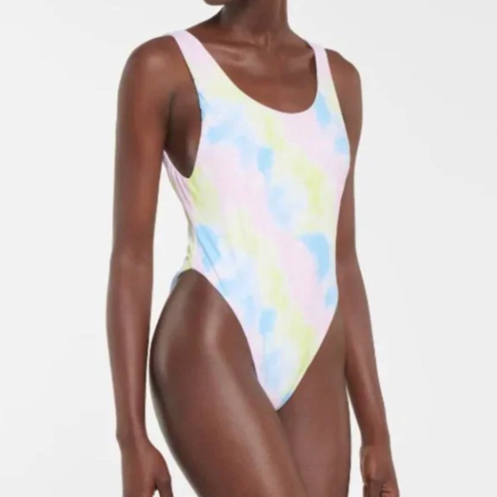 REINA OLGA Swimsuit One Piece Funky tie-dye SZ XL - NEW!